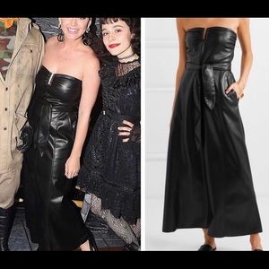 Nanushka Anja leather dress